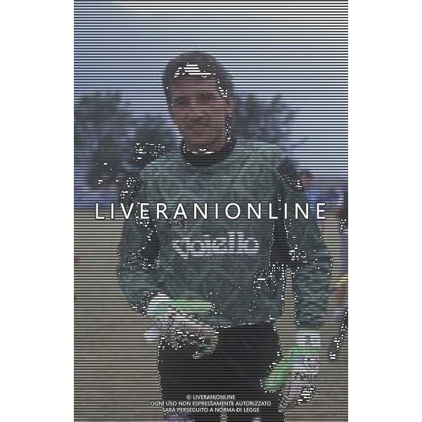DIAP-RETROSPETTIVA GIOVANNI GALLI CALCIATORE NELLA FOTO GIOVANNI GALLI CON LA MAGLIA DEL NAPOLI CALCIO AG ALDO LIVERANI SAS