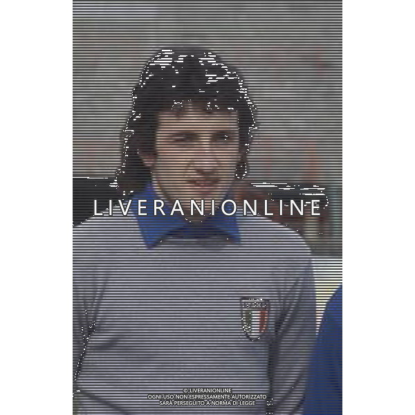 DIAP-RETROSPETTIVA GIOVANNI GALLI CALCIATORE NELLA FOTO GIOVANNI GALLI CON LA MAGLIA DELLA NAZIONALE ITALIANA AG ALDO LIVERANI SAS