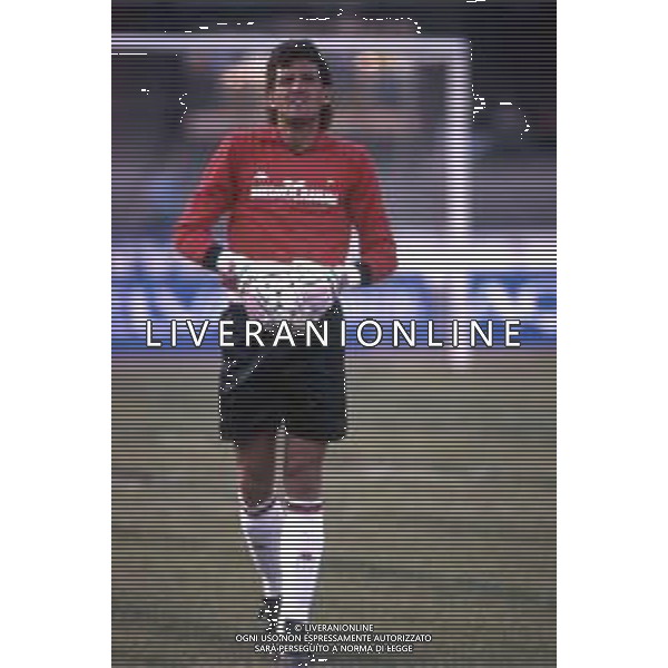 DIAP-RETROSPETTIVA GIOVANNI GALLI CALCIATORE NELLA FOTO GIOVANNI GALLI CON LA MAGLIA DEL MILAN AG ALDO LIVERANI SAS