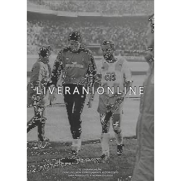 ST-RETROSPETTIVA GIOVANNI GALLI CALCIATORE NELLA FOTO GIOVANNI GALLI CON LA MAGLIA DEL MILAN CON JUNIOR IN MILAN-PESCARA AG ALDO LIVERANI SAS