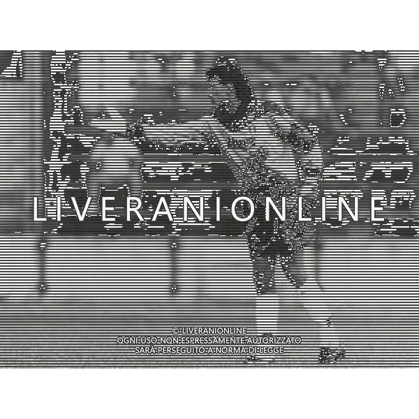 ST-RETROSPETTIVA GIOVANNI GALLI CALCIATORE NELLA FOTO GIOVANNI GALLI CON LA MAGLIA DEL NAPOLI CALCIO AG ALDO LIVERANI SAS