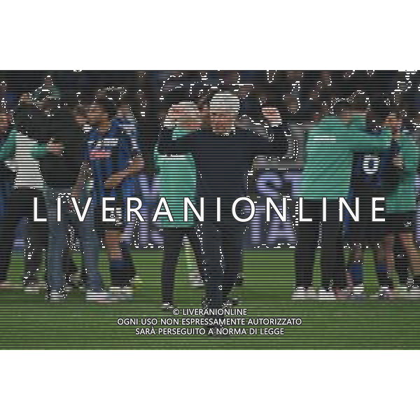 TVRG Atalanta vs Roma nella foto Gian Piero Gasperini allenatore Atalanta esultanza a fine partita Bergamo 12-05-2025 Gewiss Stadium Campionato Serie A Enilive - 36a giornata foto Roberto Garavaglia/Agenzia Aldo Liverani sas
