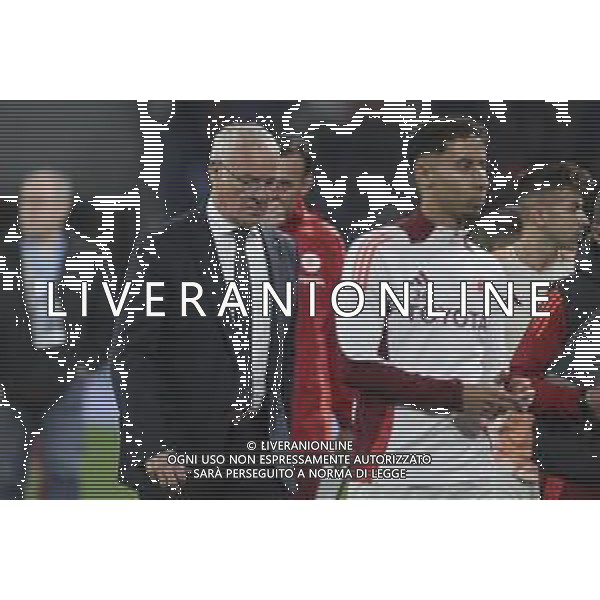 Claudio Ranieri Head Coach of AS Roma expresses disappointment at the end of Atalanta BC vs AS Roma, 36° Serie A Enilive 2024-25 game at Gewiss stadium in Bergamo (BG), Italy, on May 12, 2025. (Photo by Davide Casentini)- AGENZIA ALDO LIVERANI SAS