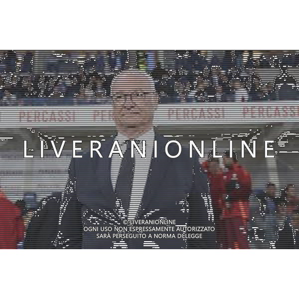 Claudio Ranieri Head Coach of AS Roma during Atalanta BC vs AS Roma, 36° Serie A Enilive 2024-25 game at Gewiss stadium in Bergamo (BG), Italy, on May 12, 2025. (Photo by Davide Casentini)- AGENZIA ALDO LIVERANI SAS