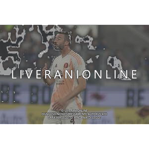 Bryan Cristante of AS Roma gestures during Atalanta BC vs AS Roma, 36° Serie A Enilive 2024-25 game at Gewiss stadium in Bergamo (BG), Italy, on May 12, 2025. (Photo by Davide Casentini)- AGENZIA ALDO LIVERANI SAS