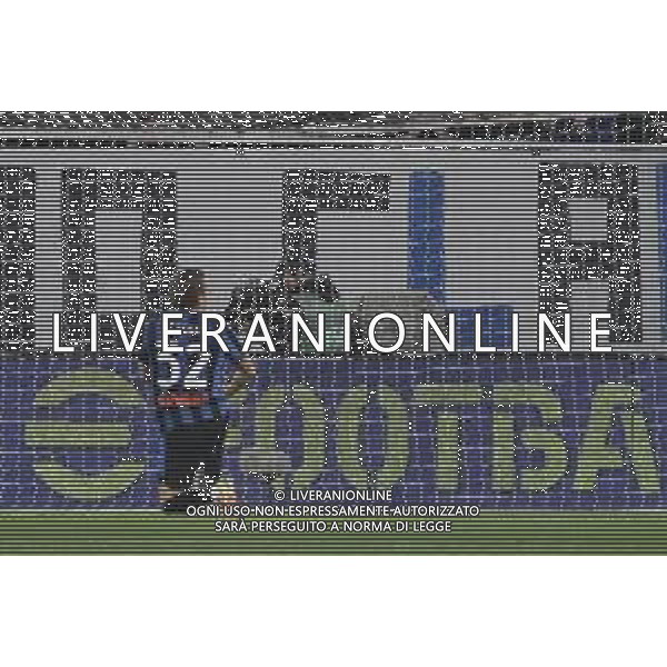 Mateo Retegui of Atalanta BC expresses disappointment during Atalanta BC vs AS Roma, 36° Serie A Enilive 2024-25 game at Gewiss stadium in Bergamo (BG), Italy, on May 12, 2025. (Photo by Davide Casentini)- AGENZIA ALDO LIVERANI SAS