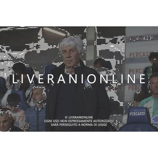 Gian Piero Gasperini Head Coach of Atalanta BC during Atalanta BC vs AS Roma, 36° Serie A Enilive 2024-25 game at Gewiss stadium in Bergamo (BG), Italy, on May 12, 2025. (Photo by Davide Casentini)- AGENZIA ALDO LIVERANI SAS