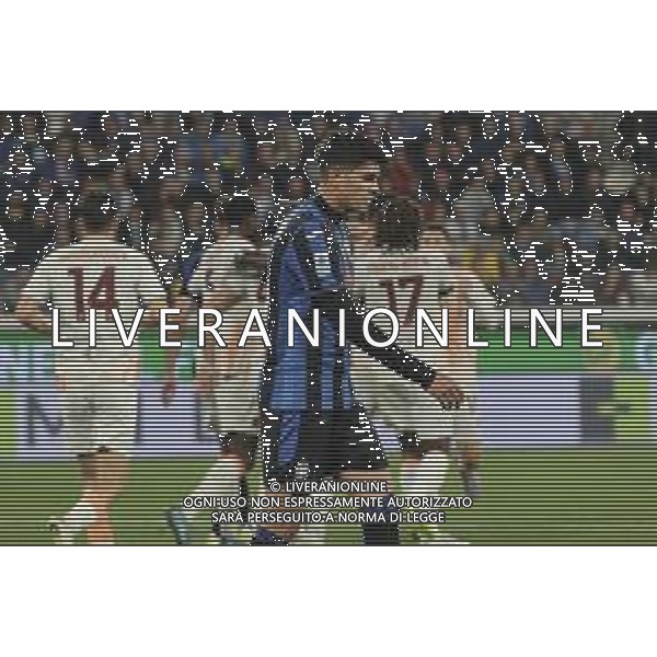 Raul Bellanova of Atalanta BC expresses disappointment after Bryan Cristante of AS Roma goal during Atalanta BC vs AS Roma, 36° Serie A Enilive 2024-25 game at Gewiss stadium in Bergamo (BG), Italy, on May 12, 2025. (Photo by Davide Casentini)- AGENZIA ALDO LIVERANI SAS