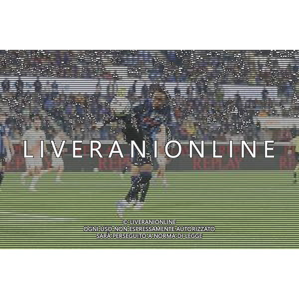 Ademola Lookman of Atalanta BC play the ball during Atalanta BC vs AS Roma, 36° Serie A Enilive 2024-25 game at Gewiss stadium in Bergamo (BG), Italy, on May 12, 2025. (Photo by Davide Casentini)- AGENZIA ALDO LIVERANI SAS