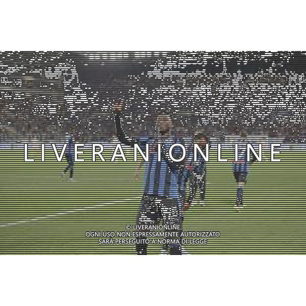 Ibrahim Sulemana of Atalanta BC celebrates after scoring first goal in Serie A during Atalanta BC vs AS Roma, 36° Serie A Enilive 2024-25 game at Gewiss stadium in Bergamo (BG), Italy, on May 12, 2025. (Photo by Davide Casentini)- AGENZIA ALDO LIVERANI SAS
