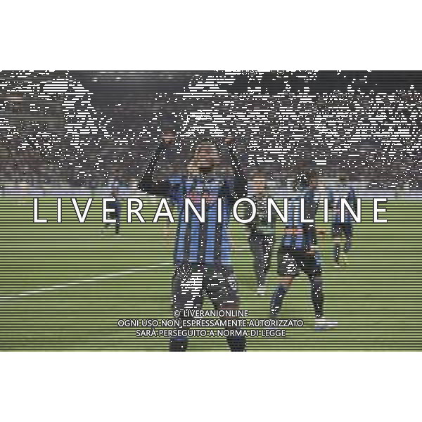Ibrahim Sulemana of Atalanta BC celebrates after scoring first goal in Serie A during Atalanta BC vs AS Roma, 36° Serie A Enilive 2024-25 game at Gewiss stadium in Bergamo (BG), Italy, on May 12, 2025. (Photo by Davide Casentini)- AGENZIA ALDO LIVERANI SAS