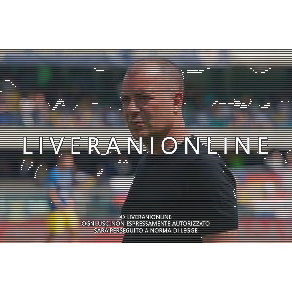 TVEM May 11, 2025 Verona, Italy - Hellas Verona vs US Lecce - Italian soccer serie A 2024/25 - Marcantonio Bentegodi Stadium. . In the pic: the president of US Lecce Saverio Sticchi Damiani ©TVEM Emmanuele Mastrodonato - AGENZIA ALDO LIVERANI SAS