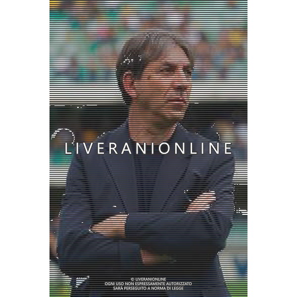 TVEM May 11, 2025 Verona, Italy - Hellas Verona vs US Lecce - Italian soccer serie A 2024/25 - Marcantonio Bentegodi Stadium. . In the pic: US Lecce sporting director Stefano Trinchera ©TVEM Emmanuele Mastrodonato - AGENZIA ALDO LIVERANI SAS