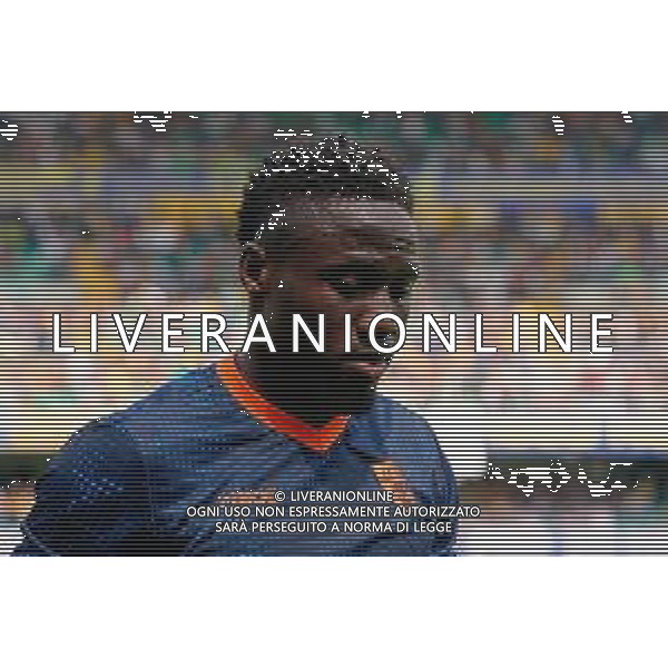 TVEM May 11, 2025 Verona, Italy - Hellas Verona vs US Lecce - Italian soccer serie A 2024/25 - Marcantonio Bentegodi Stadium. . In the pic: Konan Ignace Jocelyn N\'Dri of US Lecce ©TVEM Emmanuele Mastrodonato - AGENZIA ALDO LIVERANI SAS