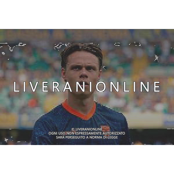 TVEM May 11, 2025 Verona, Italy - Hellas Verona vs US Lecce - Italian soccer serie A 2024/25 - Marcantonio Bentegodi Stadium. . In the pic: Johann Helgason of US Lecce ©TVEM Emmanuele Mastrodonato - AGENZIA ALDO LIVERANI SAS