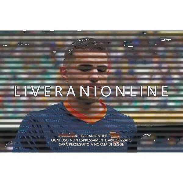 TVEM May 11, 2025 Verona, Italy - Hellas Verona vs US Lecce - Italian soccer serie A 2024/25 - Marcantonio Bentegodi Stadium. . In the pic: Nikola Krstovic of US Lecce ©TVEM Emmanuele Mastrodonato - AGENZIA ALDO LIVERANI SAS
