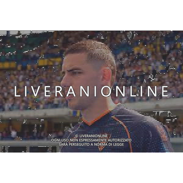 TVEM May 11, 2025 Verona, Italy - Hellas Verona vs US Lecce - Italian soccer serie A 2024/25 - Marcantonio Bentegodi Stadium. . In the pic: Nikola Krstovic of US Lecce ©TVEM Emmanuele Mastrodonato - AGENZIA ALDO LIVERANI SAS