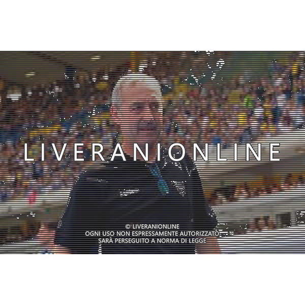 TVEM May 11, 2025 Verona, Italy - Hellas Verona vs US Lecce - Italian soccer serie A 2024/25 - Marcantonio Bentegodi Stadium. . In the pic: coach Marco Giampaolo of US Lecce ©TVEM Emmanuele Mastrodonato - AGENZIA ALDO LIVERANI SAS