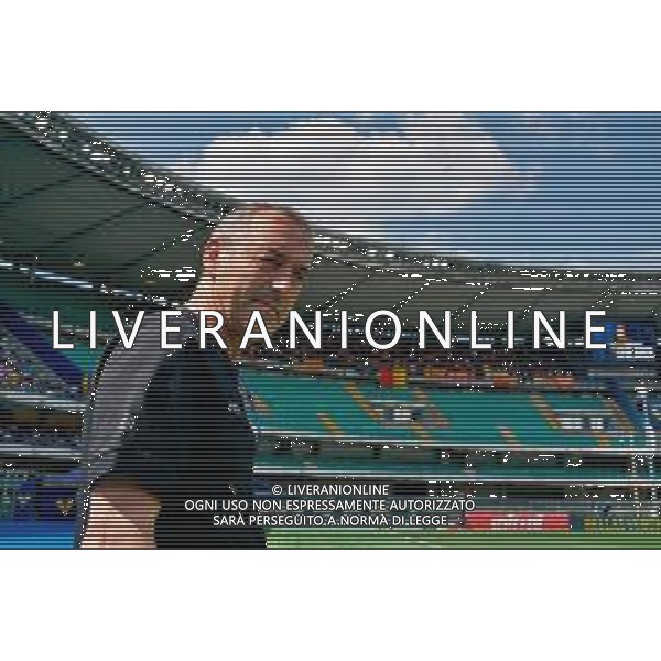 TVEM May 11, 2025 Verona, Italy - Hellas Verona vs US Lecce - Italian soccer serie A 2024/25 - Marcantonio Bentegodi Stadium. . In the pic: coach Marco Giampaolo of US Lecce ©TVEM Emmanuele Mastrodonato - AGENZIA ALDO LIVERANI SAS