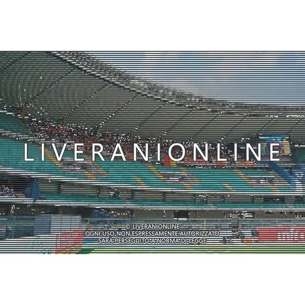 TVEM May 11, 2025 Verona, Italy - Hellas Verona vs US Lecce - Italian soccer serie A 2024/25 - Marcantonio Bentegodi Stadium. . In the pic: Supporters of US Lecce ©TVEM Emmanuele Mastrodonato - AGENZIA ALDO LIVERANI SAS