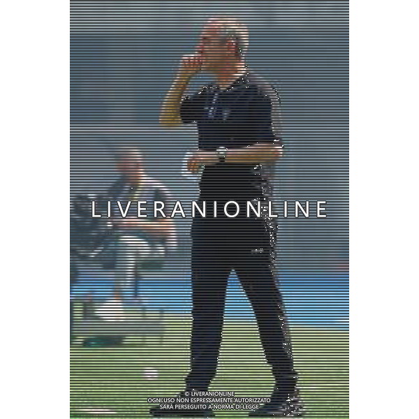 TVEM May 11, 2025 Verona, Italy - Hellas Verona vs US Lecce - Italian soccer serie A 2024/25 - Marcantonio Bentegodi Stadium. In the pic: coach Marco Giampaolo of US Lecce ©TVEM Emmanuele Mastrodonato - AGENZIA ALDO LIVERANI SAS