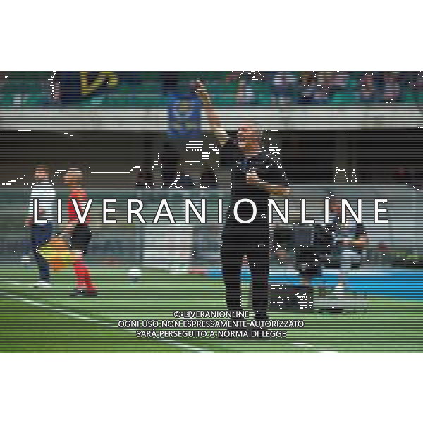 TVEM May 11, 2025 Verona, Italy - Hellas Verona vs US Lecce - Italian soccer serie A 2024/25 - Marcantonio Bentegodi Stadium. In the pic: coach Marco Giampaolo of US Lecce ©TVEM Emmanuele Mastrodonato - AGENZIA ALDO LIVERANI SAS