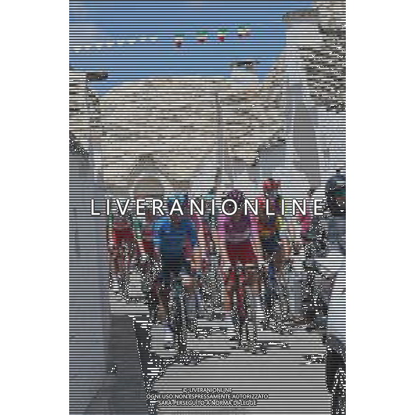 13-05-2025 Giro D\'italia; Tappa 04 Alberobello - Lecce; 2025, Xds - Astana; 2025, Polti - Visit Malta; Fortunato, Lorenzo; Tonelli, Alessandro; Alberobello; ©SIROTTI - AGENZIA ALDO LIVERANI SAS