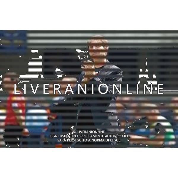 TVEM May 11, 2025 Verona, Italy - Hellas Verona vs US Lecce - Italian soccer serie A 2024/25 - Marcantonio Bentegodi Stadium. In the pic: US Lecce sporting director Stefano Trinchera ©TVEM Emmanuele Mastrodonato - AGENZIA ALDO LIVERANI SAS