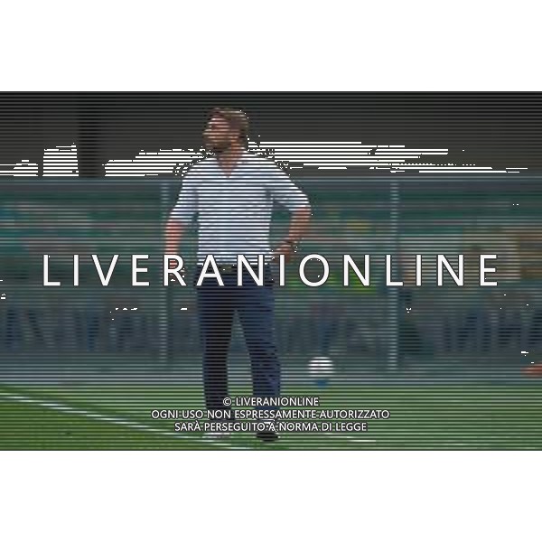 TVEM May 11, 2025 Verona, Italy - Hellas Verona vs US Lecce - Italian soccer serie A 2024/25 - Marcantonio Bentegodi Stadium. In the pic: coach Paolo Zanetti of Hellas Verona ©TVEM Emmanuele Mastrodonato - AGENZIA ALDO LIVERANI SAS