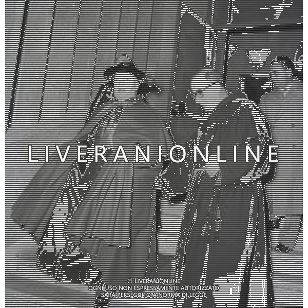 NEG-RETROSPETTIVA CARDINALE CLEMENTE MICARA A ROMA NELL\'ANNO 1950 FOTO SANDRO VESPASINAI-AG ALDO LIVERANI SAS
