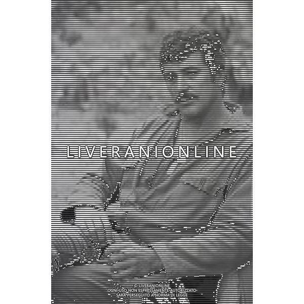 NEG-RETROSPETTIVA ROCK HUDSON ATTORE NELLA FOTO ROCK HUDSON SUL SET CINEMATOGRAFICO DEL FILM“ IL LUPI ATTACANO IN BRANCO“titolo internazionale: Hornets\' Nest NELL\'ANNO 1969 A PIACENZA AG ALDO LIVERANI SAS