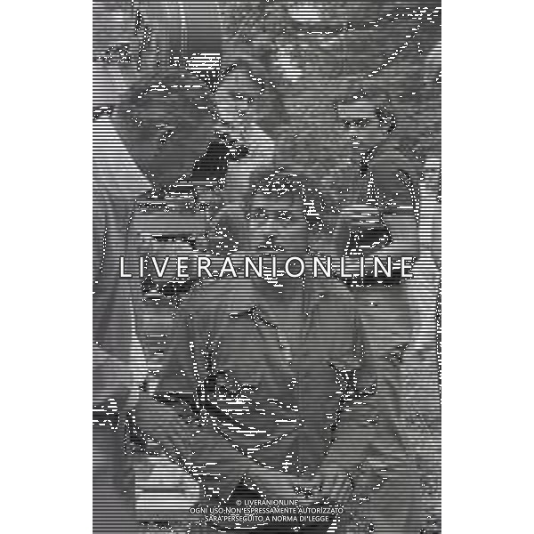 NEG-RETROSPETTIVA ROCK HUDSON ATTORE NELLA FOTO ROCK HUDSON SUL SET CINEMATOGRAFICO DEL FILM“ IL LUPI ATTACANO IN BRANCO“titolo internazionale: Hornets\' Nest NELL\'ANNO 1969 A PIACENZA AG ALDO LIVERANI SAS