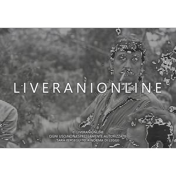 NEG-RETROSPETTIVA ROCK HUDSON ATTORE NELLA FOTO ROCK HUDSON SUL SET CINEMATOGRAFICO DEL FILM“ IL LUPI ATTACANO IN BRANCO“titolo internazionale: Hornets\' Nest NELL\'ANNO 1969 A PIACENZA AG ALDO LIVERANI SAS