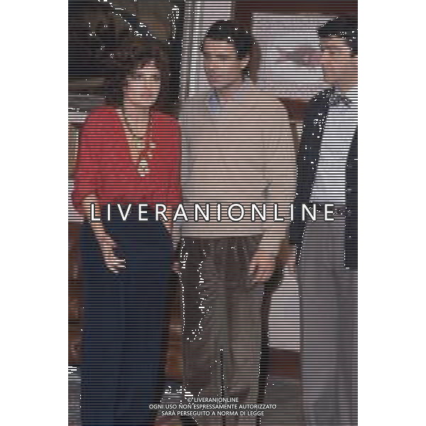 DIAP-RETROSPETTIVA ROSANNA PODESTA\' ATTRICE NELLA FOTO ROSANNA PODETA\' CON NINO CASTELNUOVO A ROMA NELL\'ANNO 1979 FOTO EDGARDO DELLA SCORCIOSA-AG ALDO LIVERANI SAS