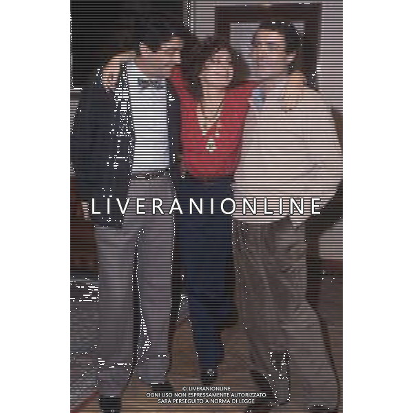 DIAP-RETROSPETTIVA ROSANNA PODESTA\' ATTRICE NELLA FOTO ROSANNA PODETA\' CON NINO CASTELNUOVO A ROMA NELL\'ANNO 1979 FOTO EDGARDO DELLA SCORCIOSA-AG ALDO LIVERANI SAS