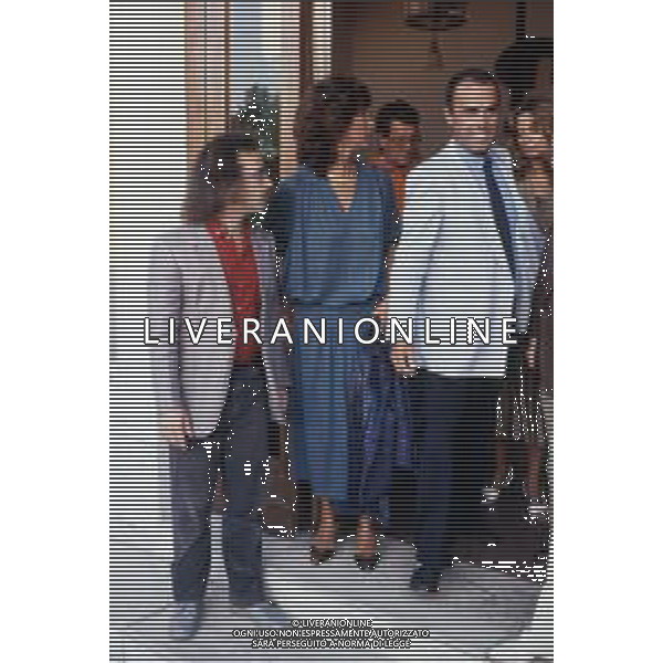 DIAP-RETROSPETTIVA MAURIZIO NICHETTI ATTORE NELLA FOTO MAURIZIO NICHETTI CON MARIANGELA MELATO A VENEZIA NELL\'ANNO 1982 AG ALDO LIVERANI SAS