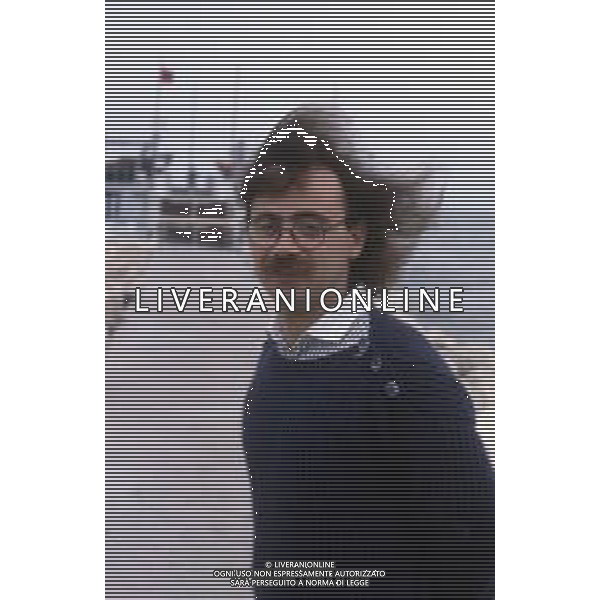 DIAP-RETROSPETTIVA MAURIZIO NICHETTI ATTORE NELLA FOTO MAURIZIO NICHETTI A VENEZIA NELL\'ANNO 1982 AG ALDO LIVERANI SAS 