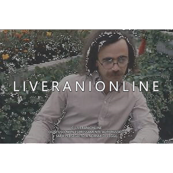 DIAP-RETROSPETTIVA MAURIZIO NICHETTI ATTORE NELLA FOTO MAURIZIO NICHETTI A VENEZIA NELL\'ANNO 1982 AG ALDO LIVERANI SAS 
