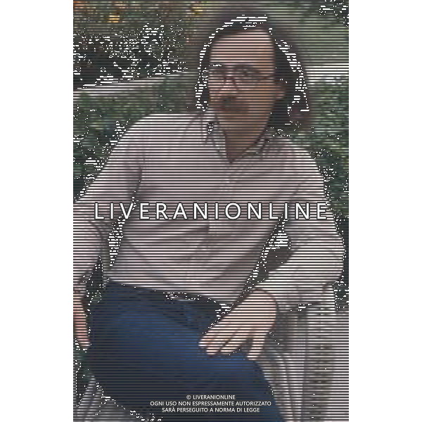 DIAP-RETROSPETTIVA MAURIZIO NICHETTI ATTORE NELLA FOTO MAURIZIO NICHETTI A VENEZIA NELL\'ANNO 1982 AG ALDO LIVERANI SAS 