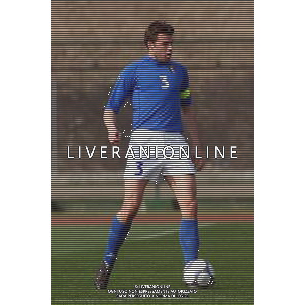 DIG- NAZIONALE ITALIANA UNDER 20 SERIE C - 9 MARZO 2002 NELLA FOTO ANDREA BARZAGLI AGENZIA ALDO LIVERANI SAS