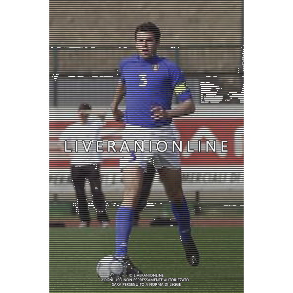 DIG- NAZIONALE ITALIANA UNDER 20 SERIE C - 9 MARZO 2002 NELLA FOTO ANDREA BARZAGLI AGENZIA ALDO LIVERANI SAS
