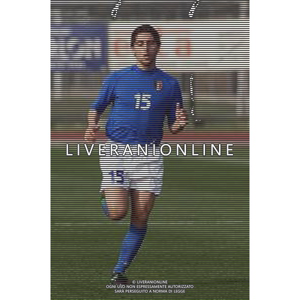 DIG- NAZIONALE ITALIANA UNDER 20 SERIE C - 9 MARZO 2002 NELLA FOTO DANIELE CROCE AGENZIA ALDO LIVERANI SAS