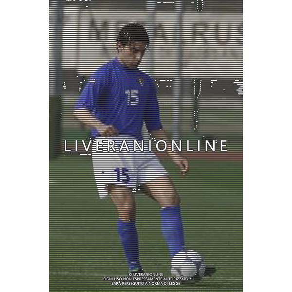 DIG- NAZIONALE ITALIANA UNDER 20 SERIE C - 9 MARZO 2002 NELLA FOTO DANIELE CROCE AGENZIA ALDO LIVERANI SAS
