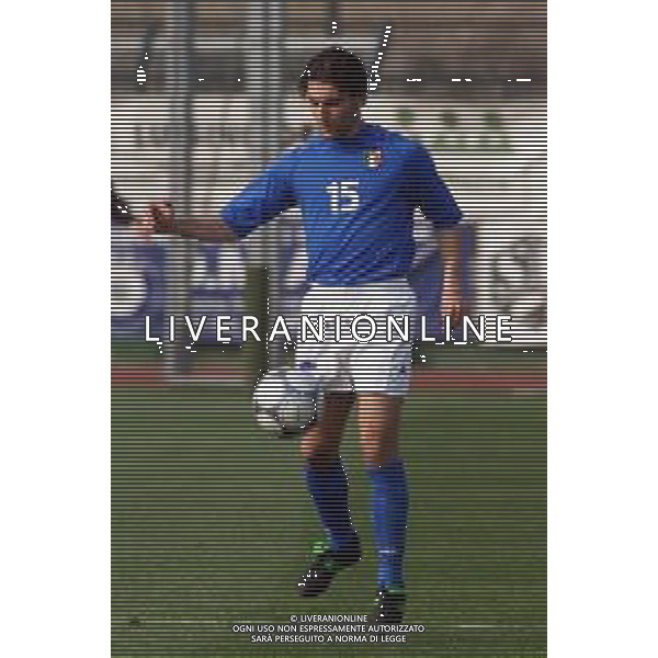 DIG- NAZIONALE ITALIANA UNDER 20 SERIE C - 9 MARZO 2002 NELLA FOTO DANIELE CROCE AGENZIA ALDO LIVERANI SAS