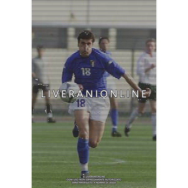 DIG- NAZIONALE ITALIANA UNDER 20 SERIE C - 9 MARZO 2002 NELLA FOTO DANIELE DEGANO AGENZIA ALDO LIVERANI SAS