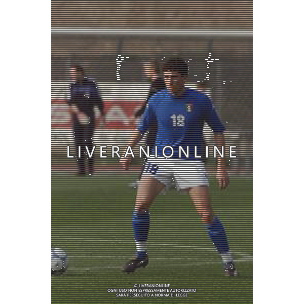 DIG- NAZIONALE ITALIANA UNDER 20 SERIE C - 9 MARZO 2002 NELLA FOTO DANIELE DEGANO AGENZIA ALDO LIVERANI SAS