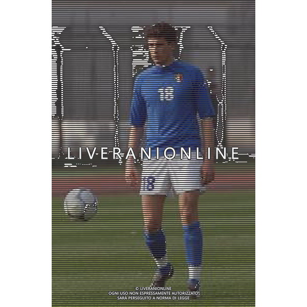 DIG- NAZIONALE ITALIANA UNDER 20 SERIE C - 9 MARZO 2002 NELLA FOTO DANIELE DEGANO AGENZIA ALDO LIVERANI SAS