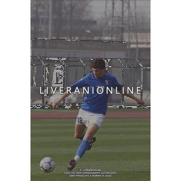 DIG- NAZIONALE ITALIANA UNDER 20 SERIE C - 9 MARZO 2002 NELLA FOTO DANIELE DEGANO AGENZIA ALDO LIVERANI SAS