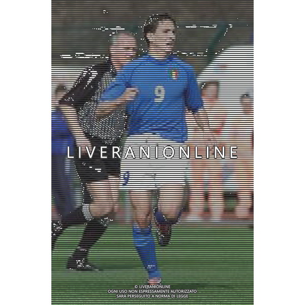 DIG- NAZIONALE ITALIANA UNDER 20 SERIE C - 9 MARZO 2002 NELLA FOTO LORENZO DEL PRETE AGENZIA ALDO LIVERANI SAS