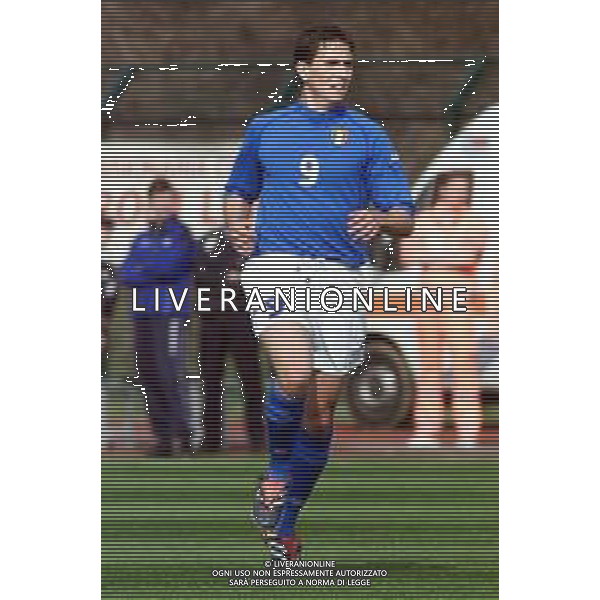 DIG- NAZIONALE ITALIANA UNDER 20 SERIE C - 9 MARZO 2002 NELLA FOTO LORENZO DEL PRETE AGENZIA ALDO LIVERANI SAS